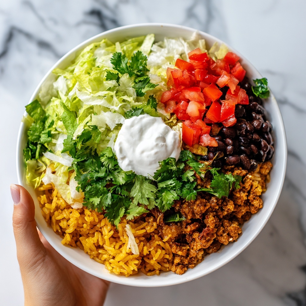 Taco Rice Bowl: 5 Reasons You’ll Crave This Delightful Meal Recipe - Recipe Image