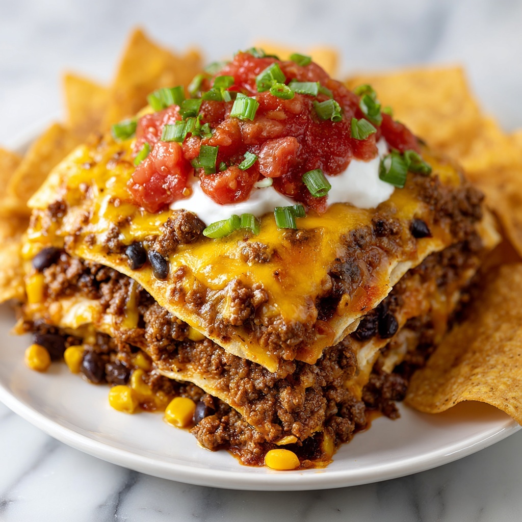 Layered Taco Bake Recipe - Recipe Image