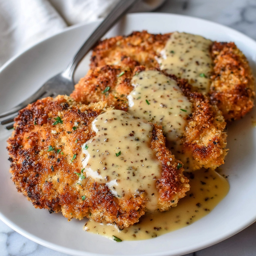 Parmesan Crusted Chicken with Garlic Sauce Recipe - Recipe Image