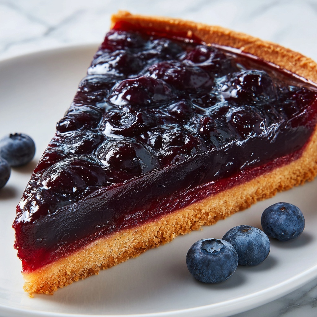 Blueberry Almond Upside Down Cake Recipe - Recipe Image
