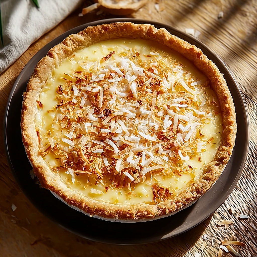 Classic Coconut Pie Recipe - Recipe Image