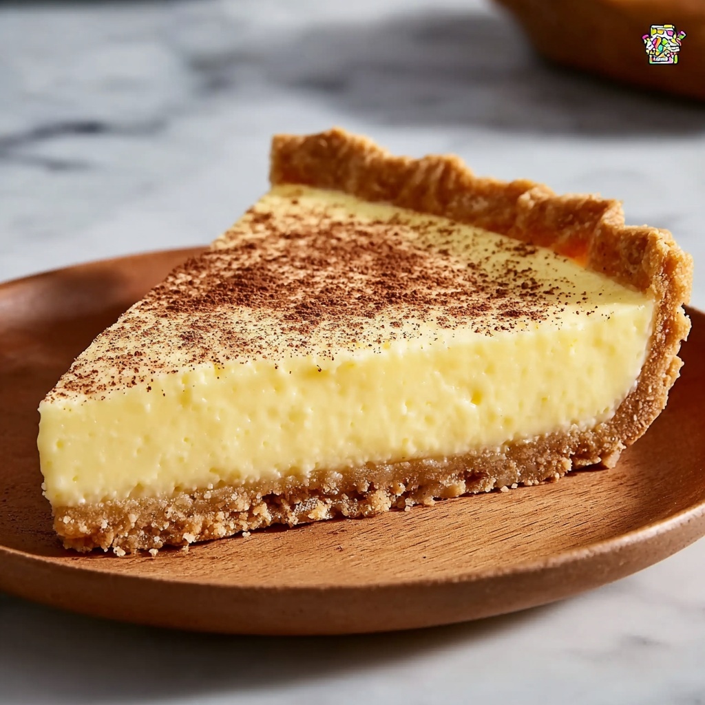 Egg Custard Pie Recipe - Recipe Image