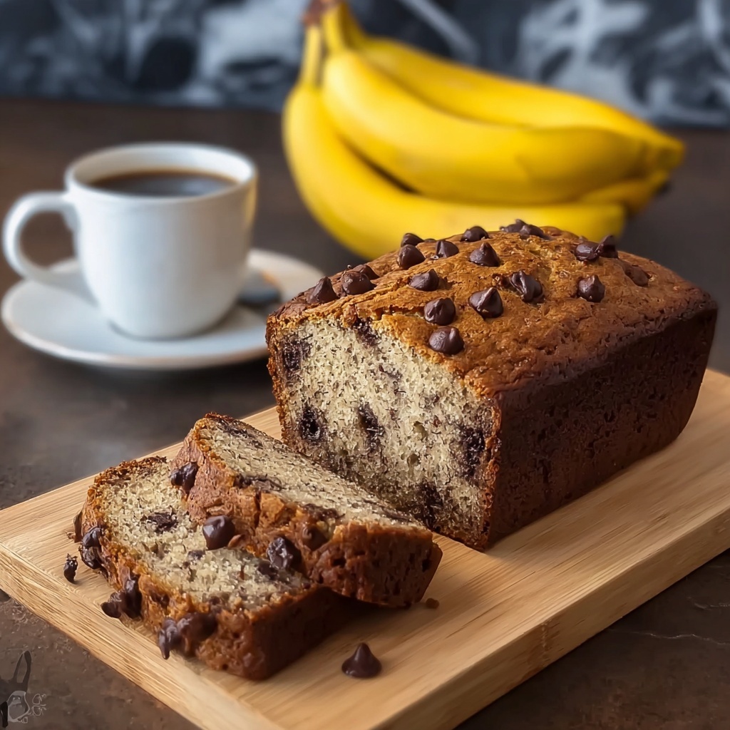 Quick and Easy Banana Bread Recipe with Cake Mix Recipe - Recipe Image