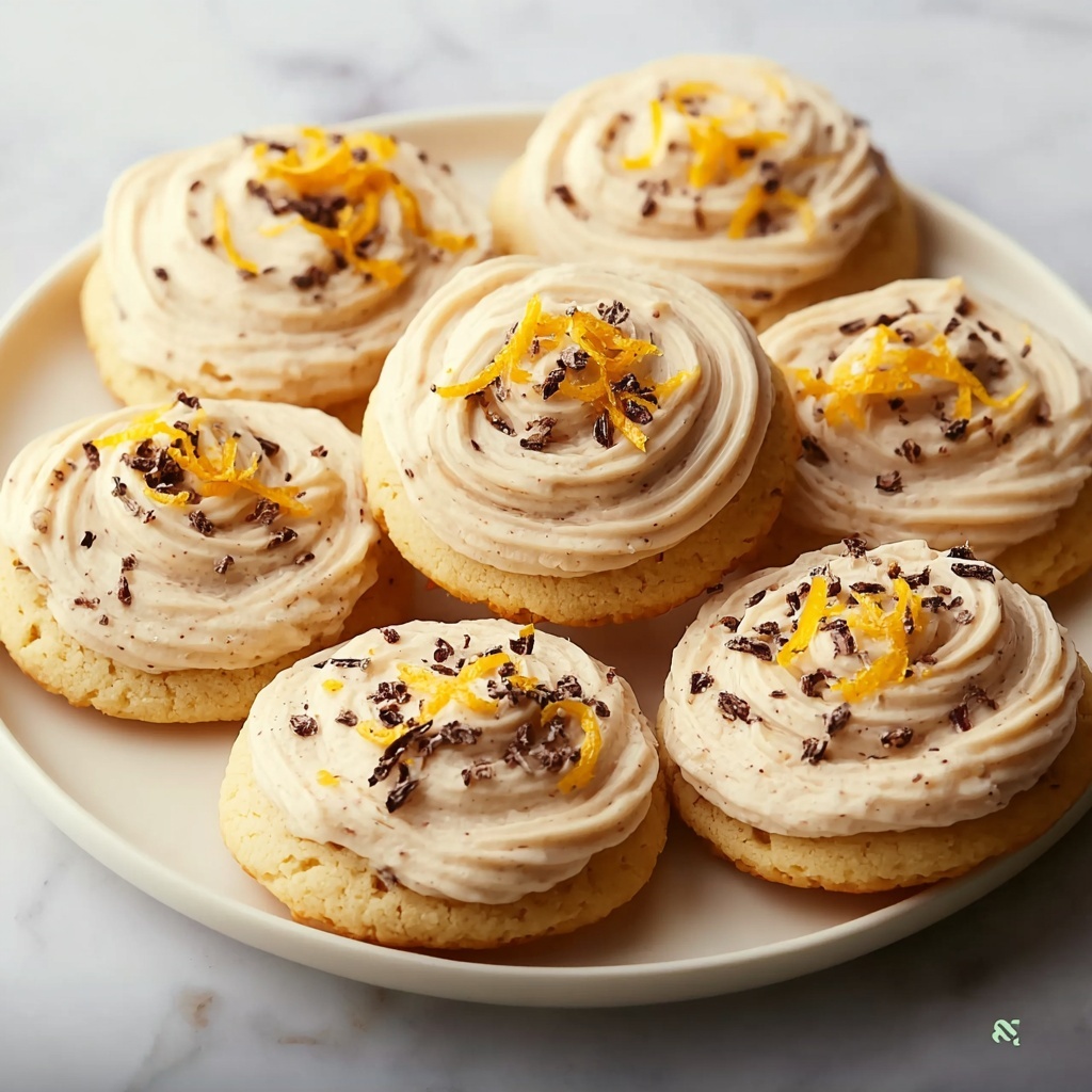 Orange Frosted Cookie Recipe - Recipe Image