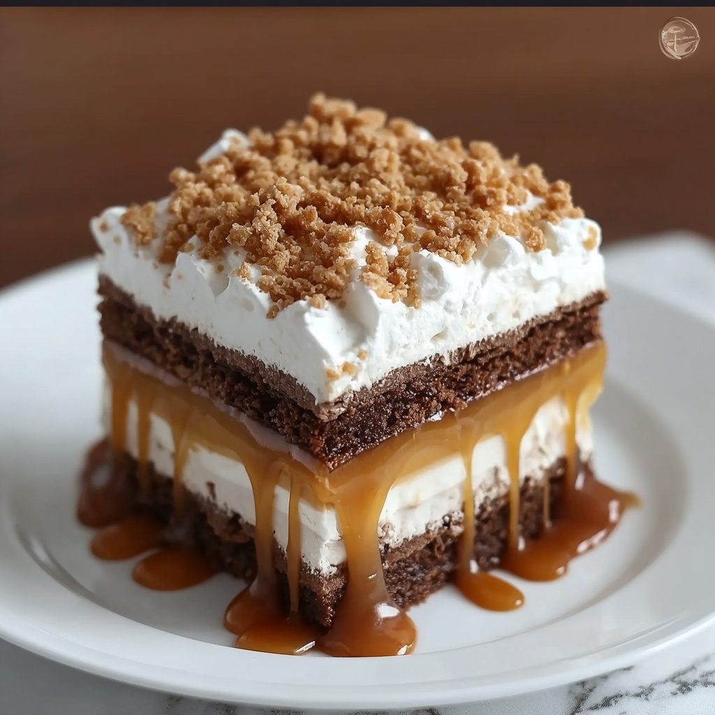 Butterfinger Cake Recipe - Recipe Image