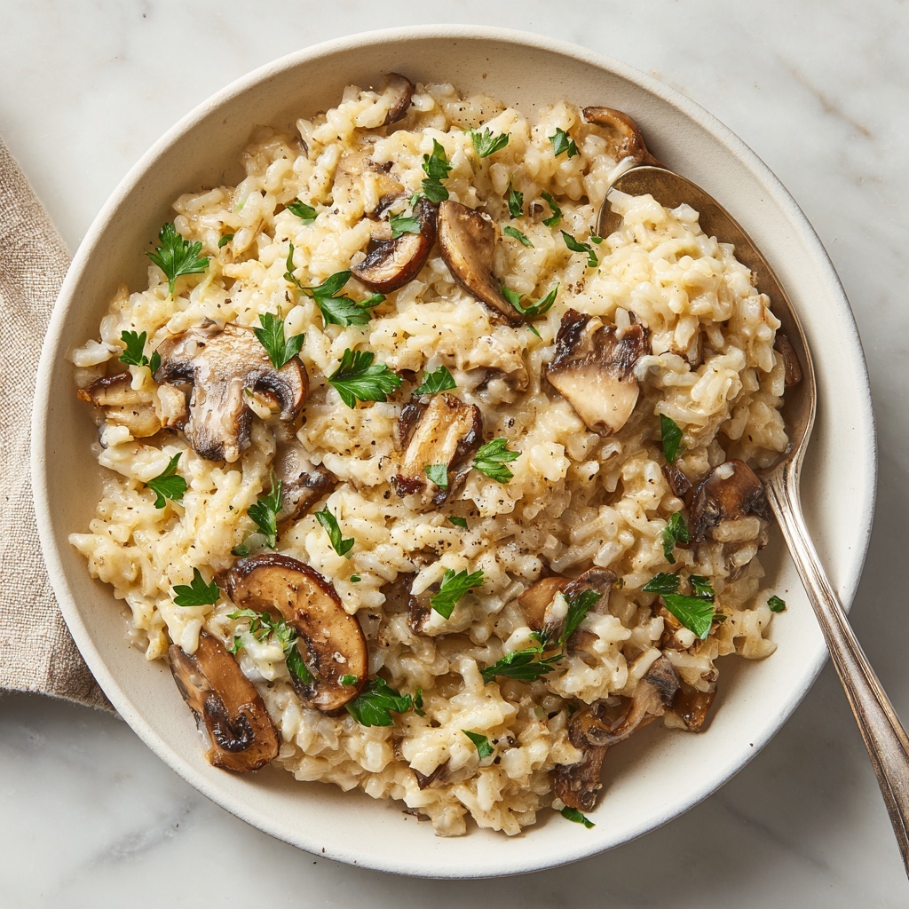 One-Pot Creamy Mushroom Rice: 7 Comforting Reasons to Try Recipe - Recipe Image