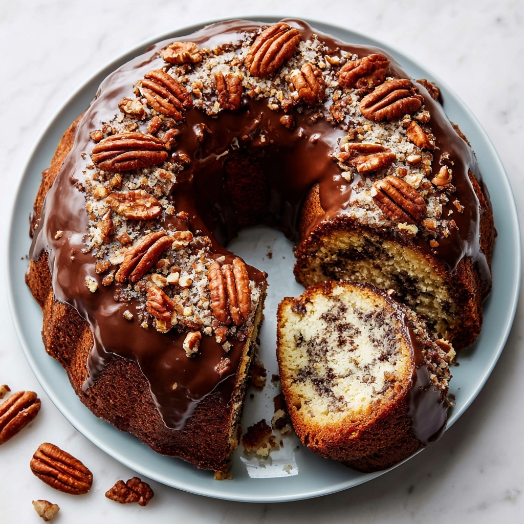 German Chocolate Pecan Pound Cake Recipe - Recipe Image