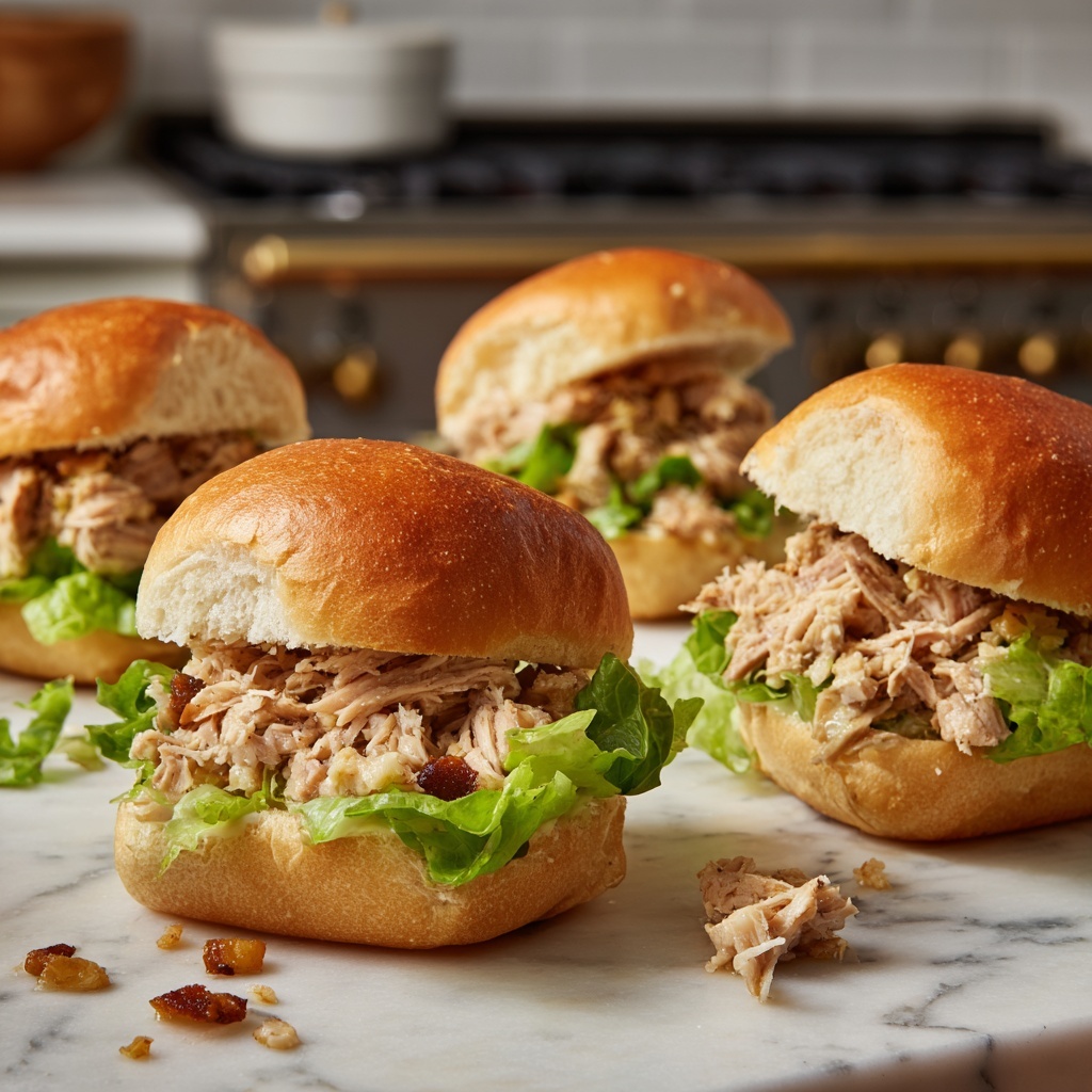 Honey Mustard BLT Chicken Sliders Recipe - Recipe Image