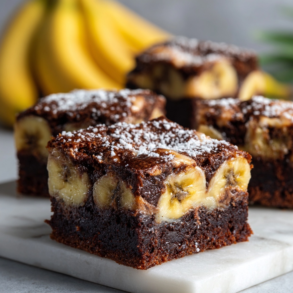 Banana Pudding Brownies Recipe - Recipe Image