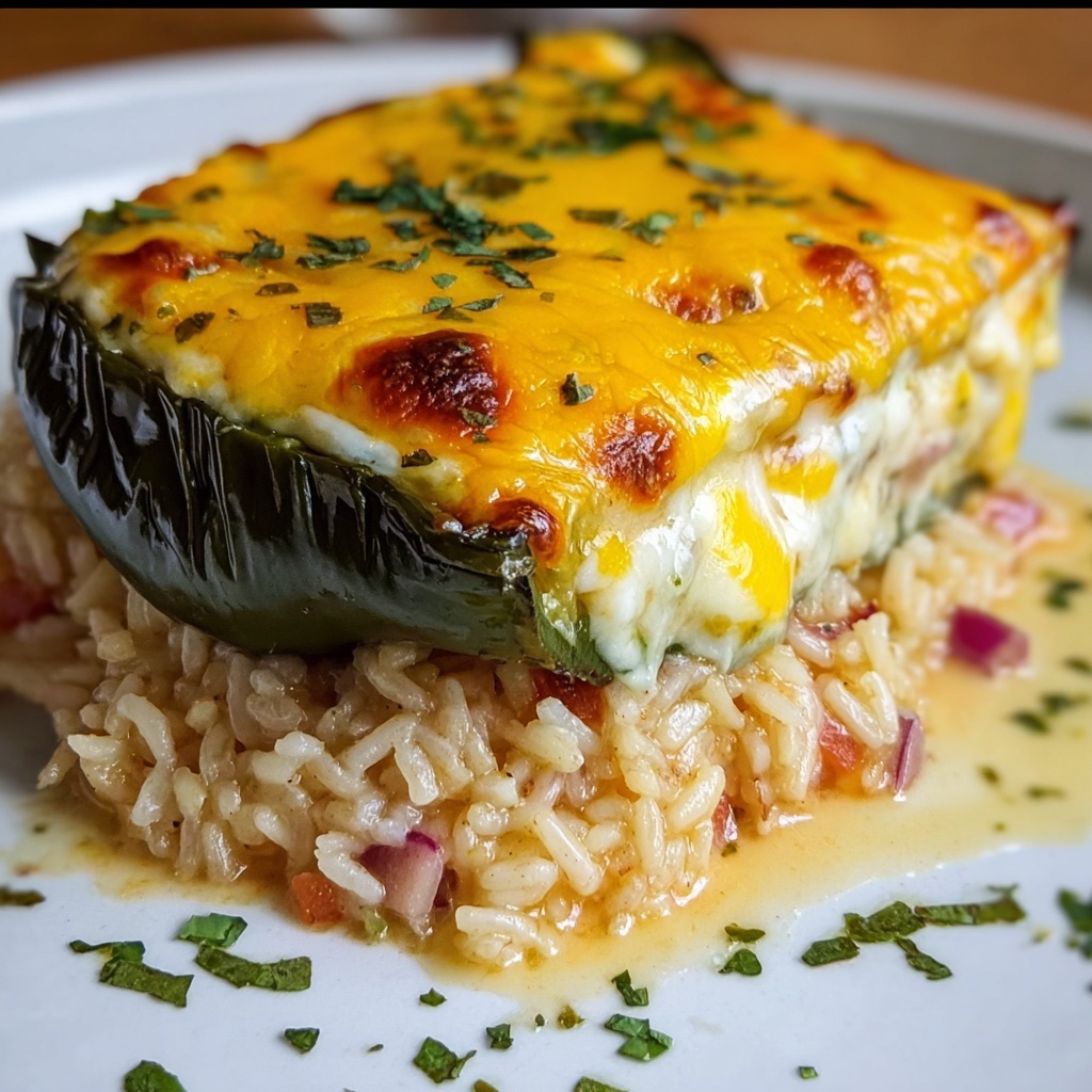 Chile Rellenos Casserole: 7 Comforting Flavor Layers Recipe - Recipe Image