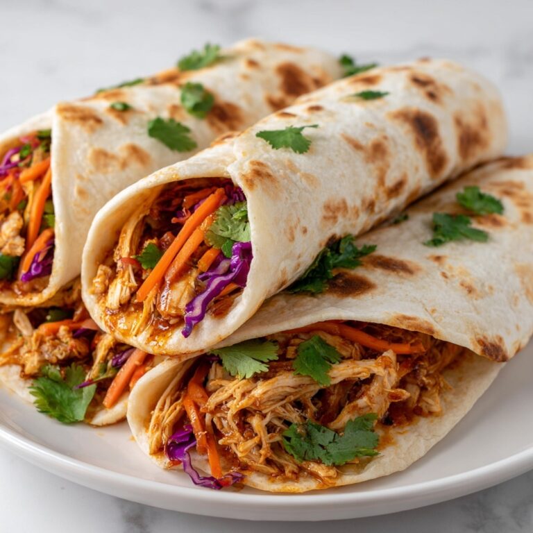 BBQ Chicken Coleslaw Wraps Recipe