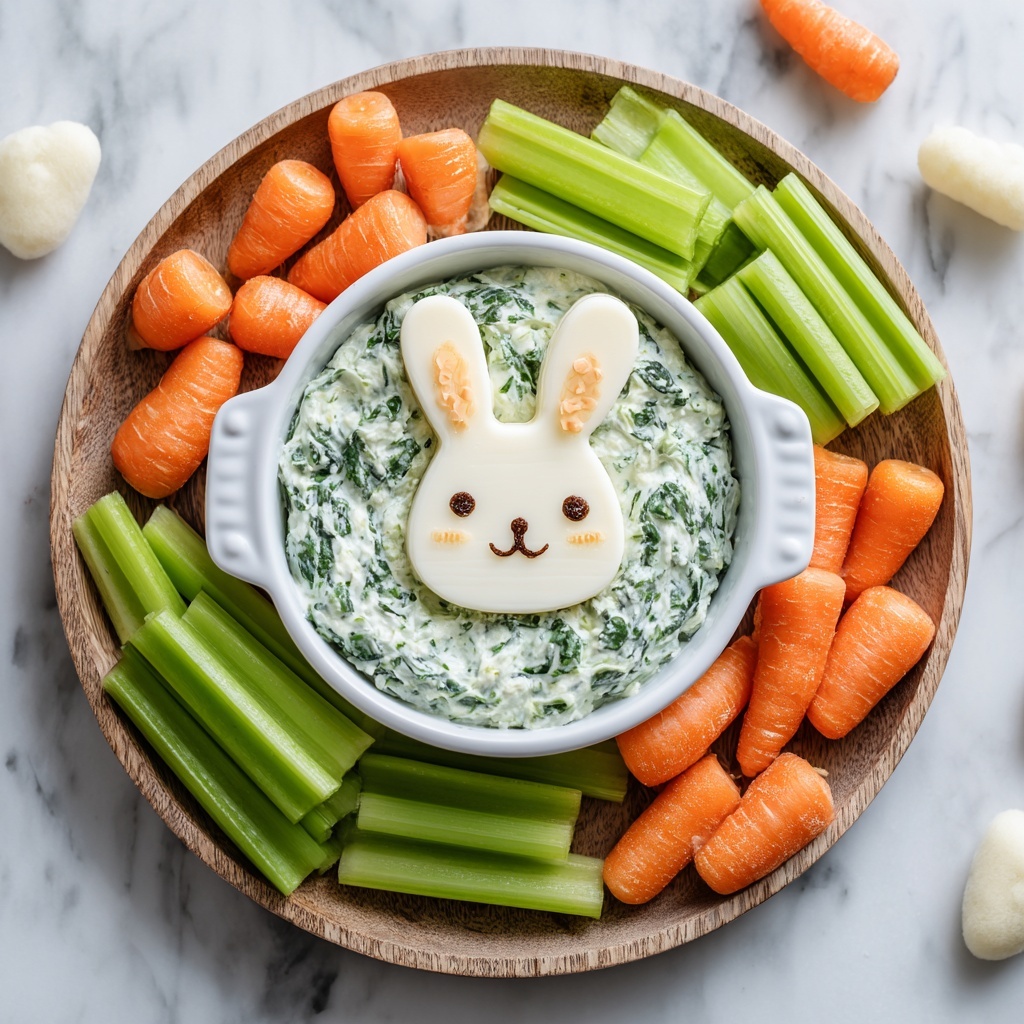 Easter Bunny Spinach Dip Recipe That Will Delight Everyone Recipe - Recipe Image
