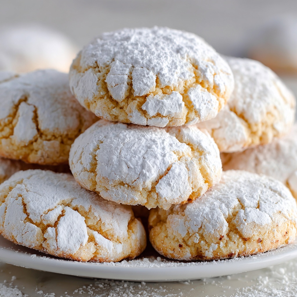 Cake Mix Crinkle Cookies Recipe - Recipe Image