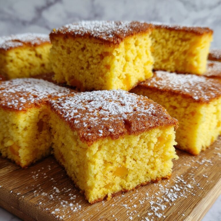 Pear Cardamom Cake Bars Recipe