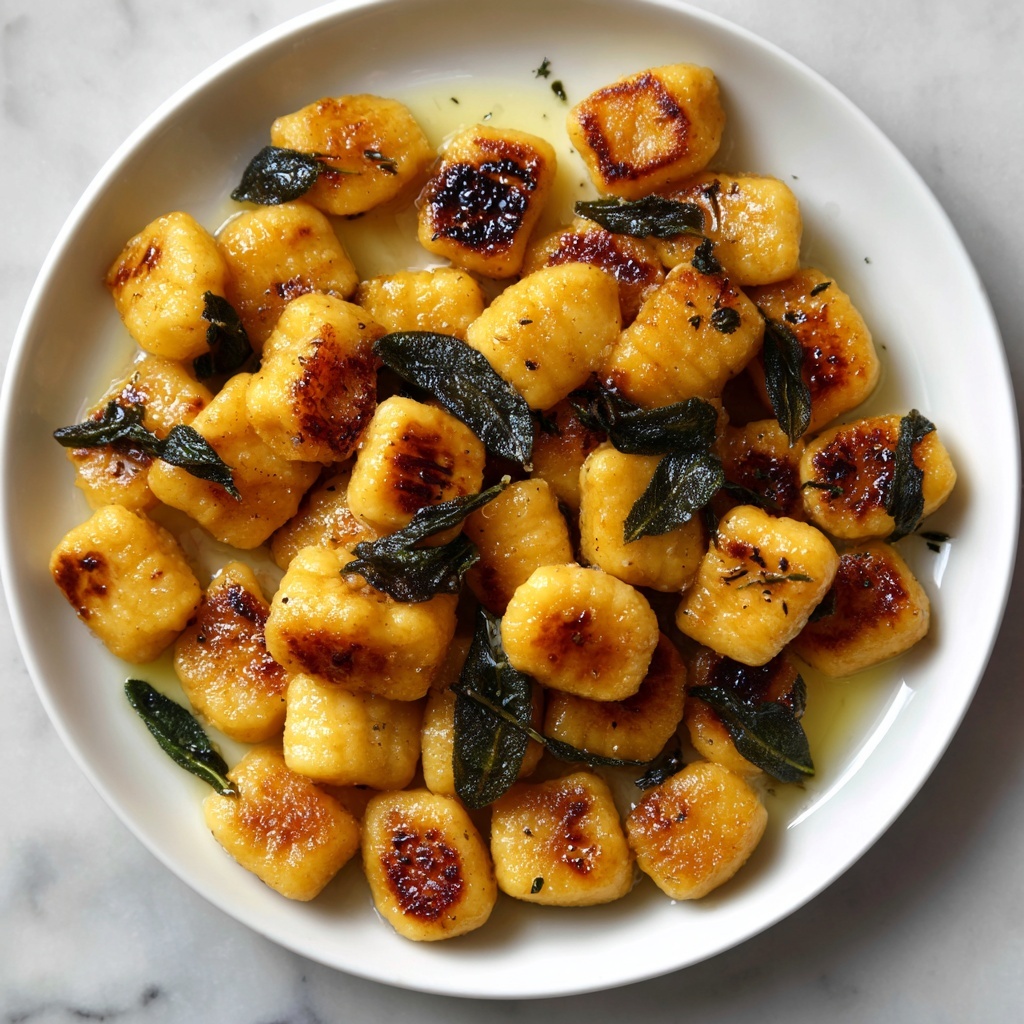Sweet Potato Gnocchi with Brown Butter Sage Sauce Recipe - Recipe Image