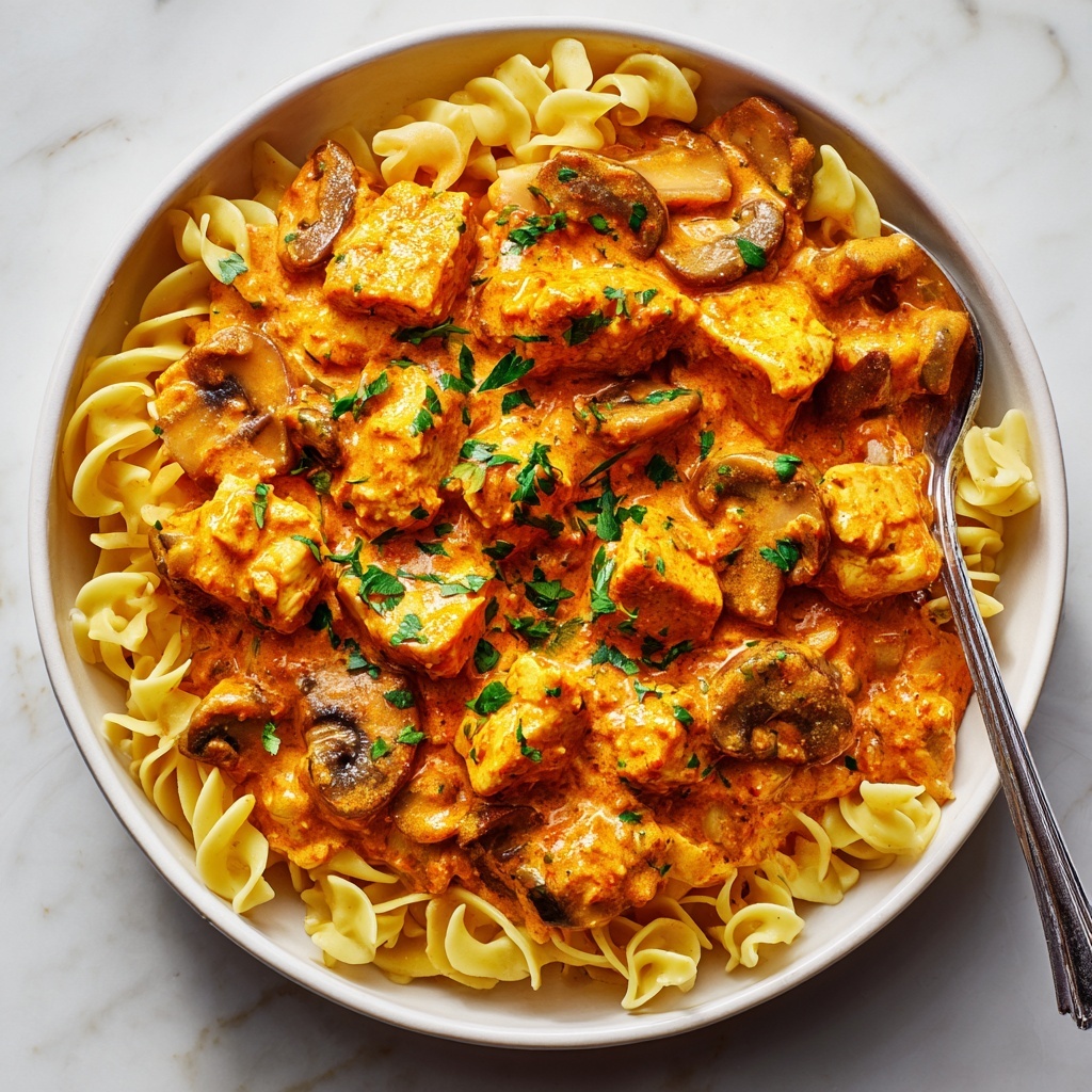 Pumpkin Mushroom Stroganoff Recipe - Recipe Image