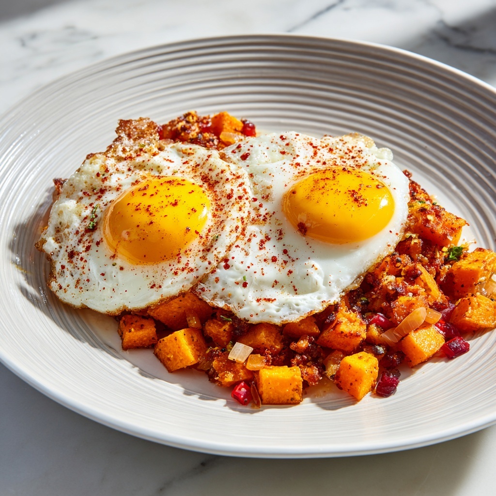 Sweet Potato Hash with Fried Eggs Recipe - Recipe Image