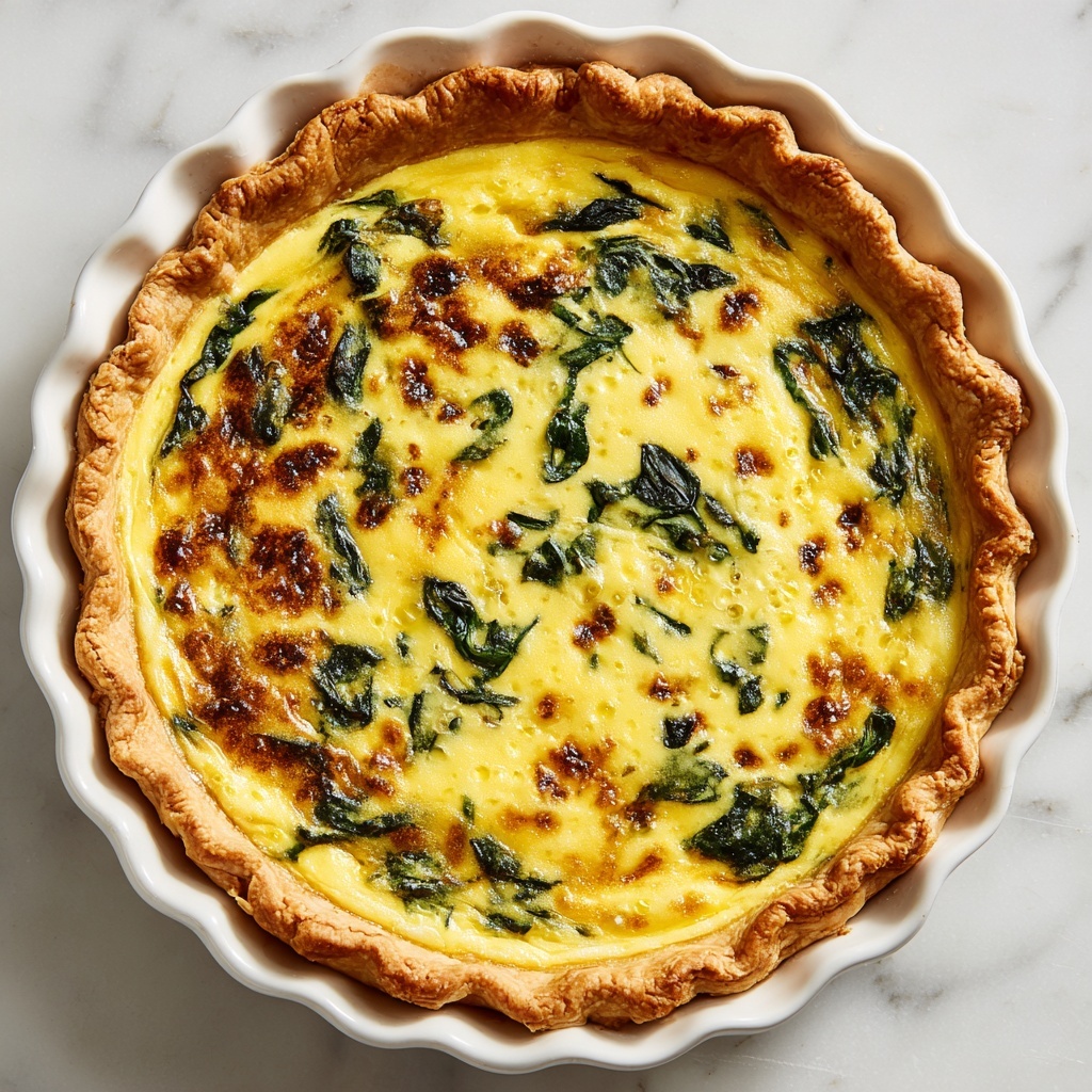 Pumpkin and Spinach Quiche Recipe - Recipe Image