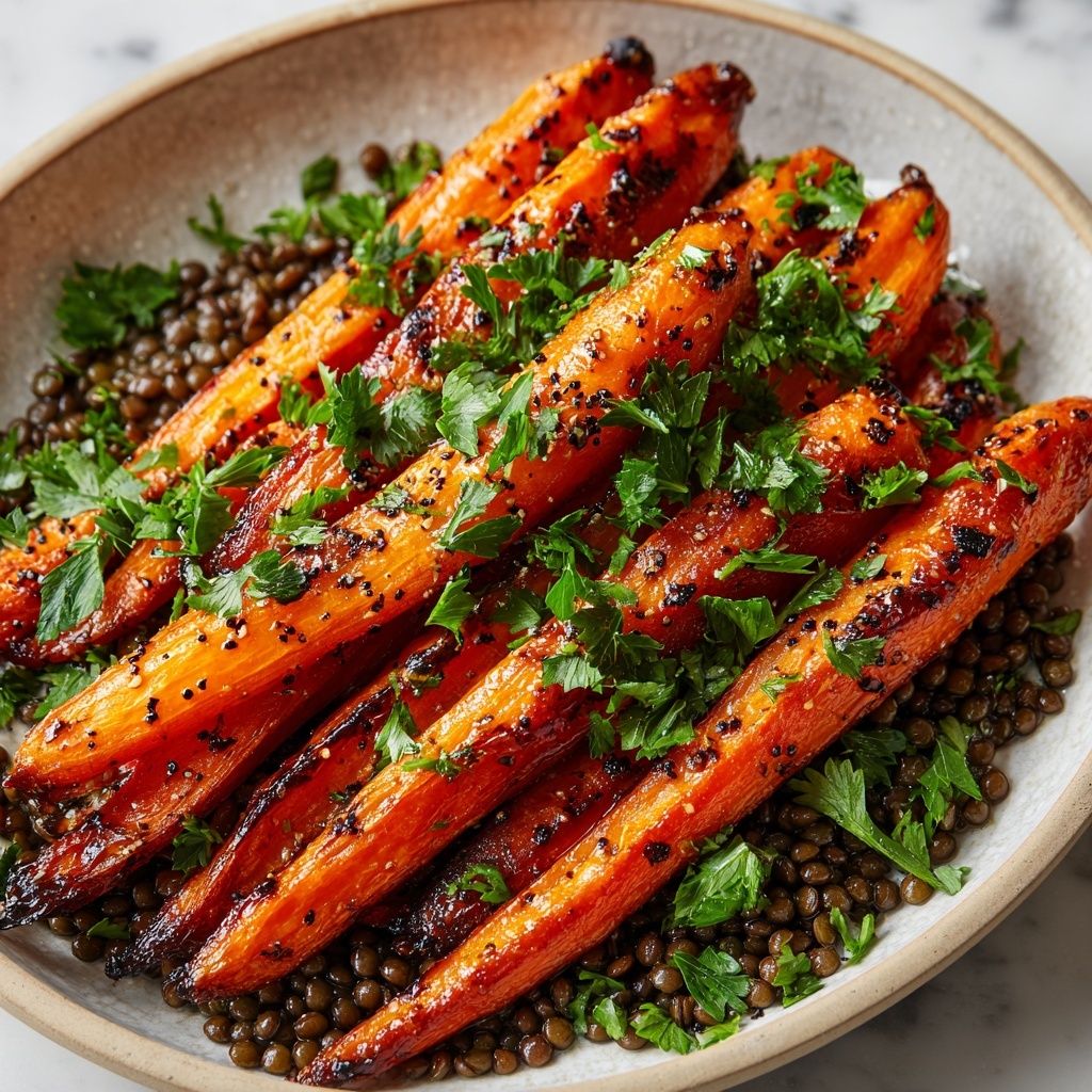 Roasted Carrot and Lentil Salad Recipe - Recipe Image