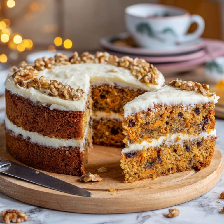 Spiced Carrot Cake with Cream Cheese Frosting Recipe