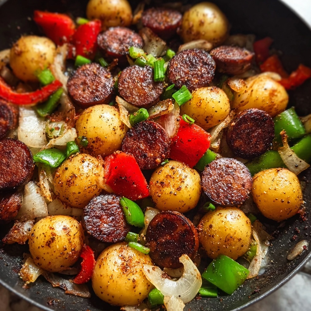 Smoked Sausage and Potatoes Skillet Recipe - Recipe Image
