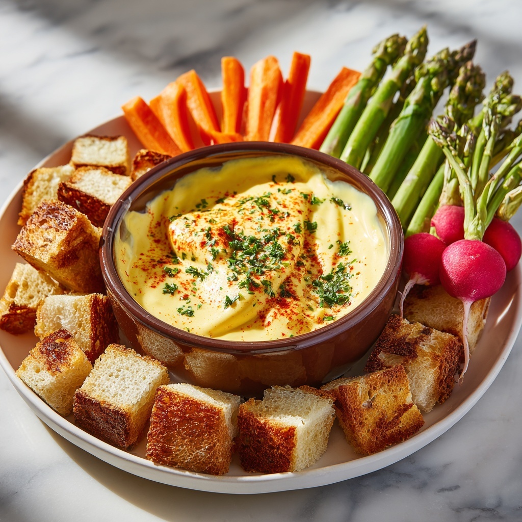 Vegan Cheese Fondue: 4 Rich Steps to Irresistible Bliss Recipe - Recipe Image