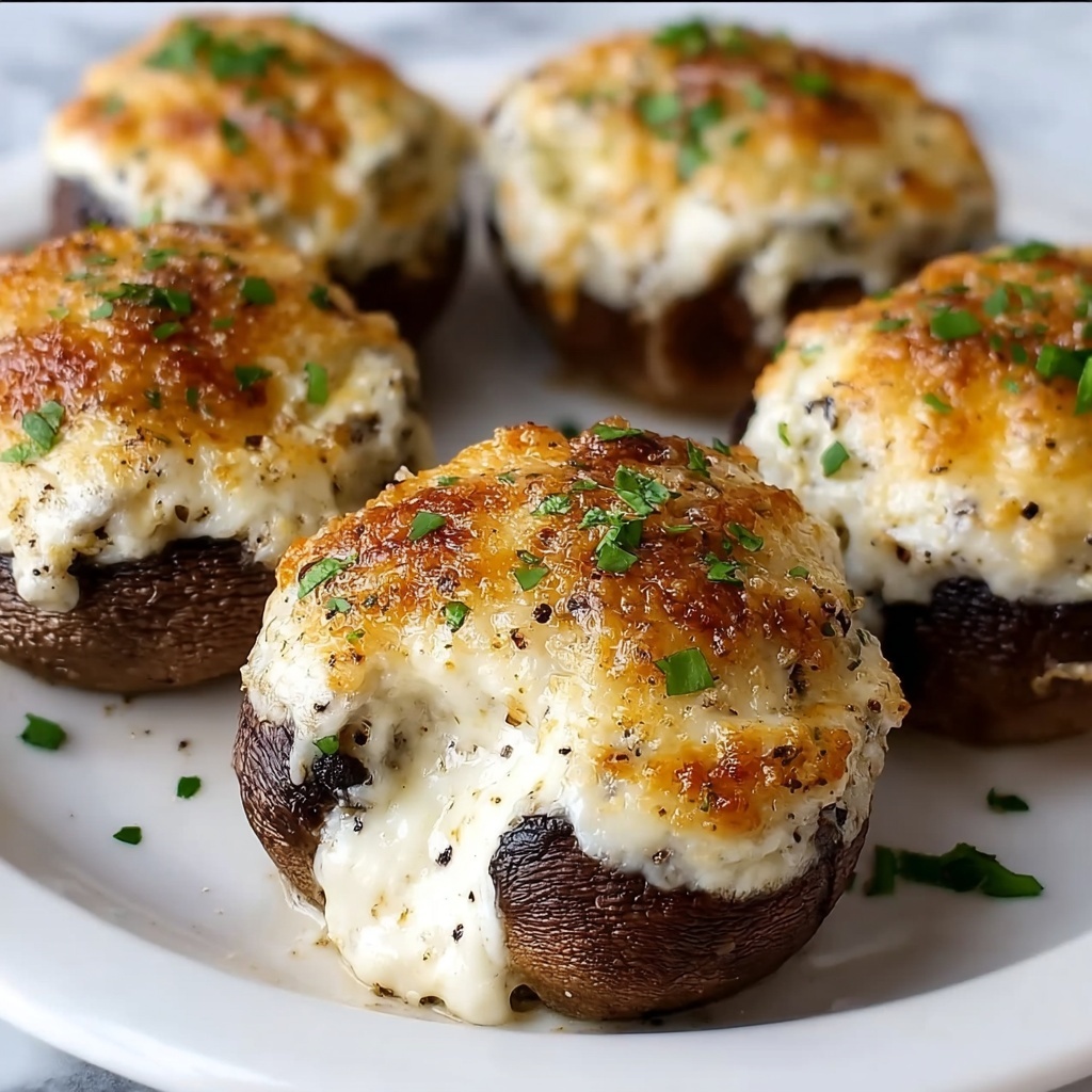 Cheesy Stuffed Mushrooms: 7 Irresistible Flavor Explosions Recipe - Recipe Image