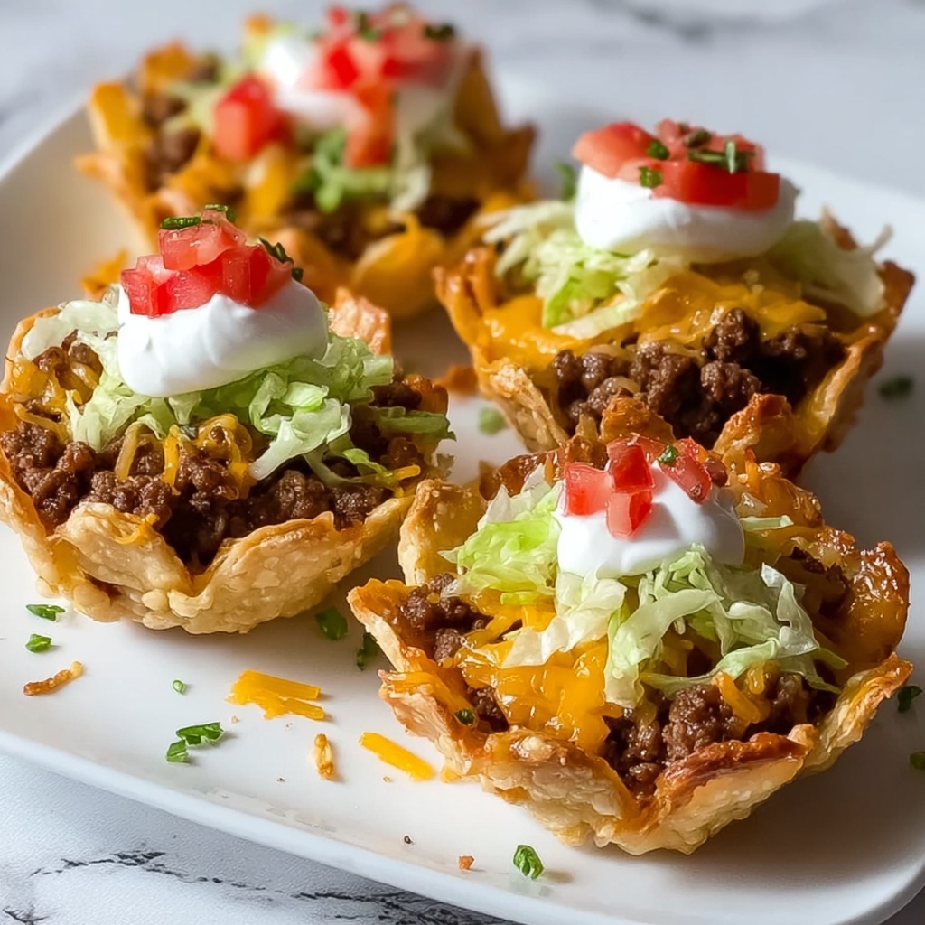 Mini Taco Cups: 5 Irresistible Bites for Taco Lovers Recipe - Recipe Image