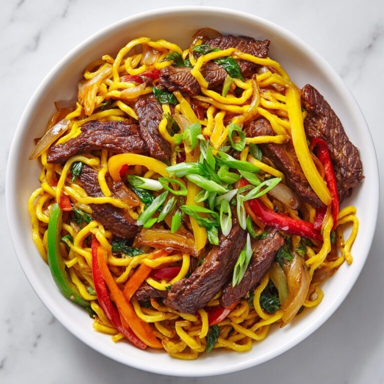 Beef Pan-Fried Noodles Recipe