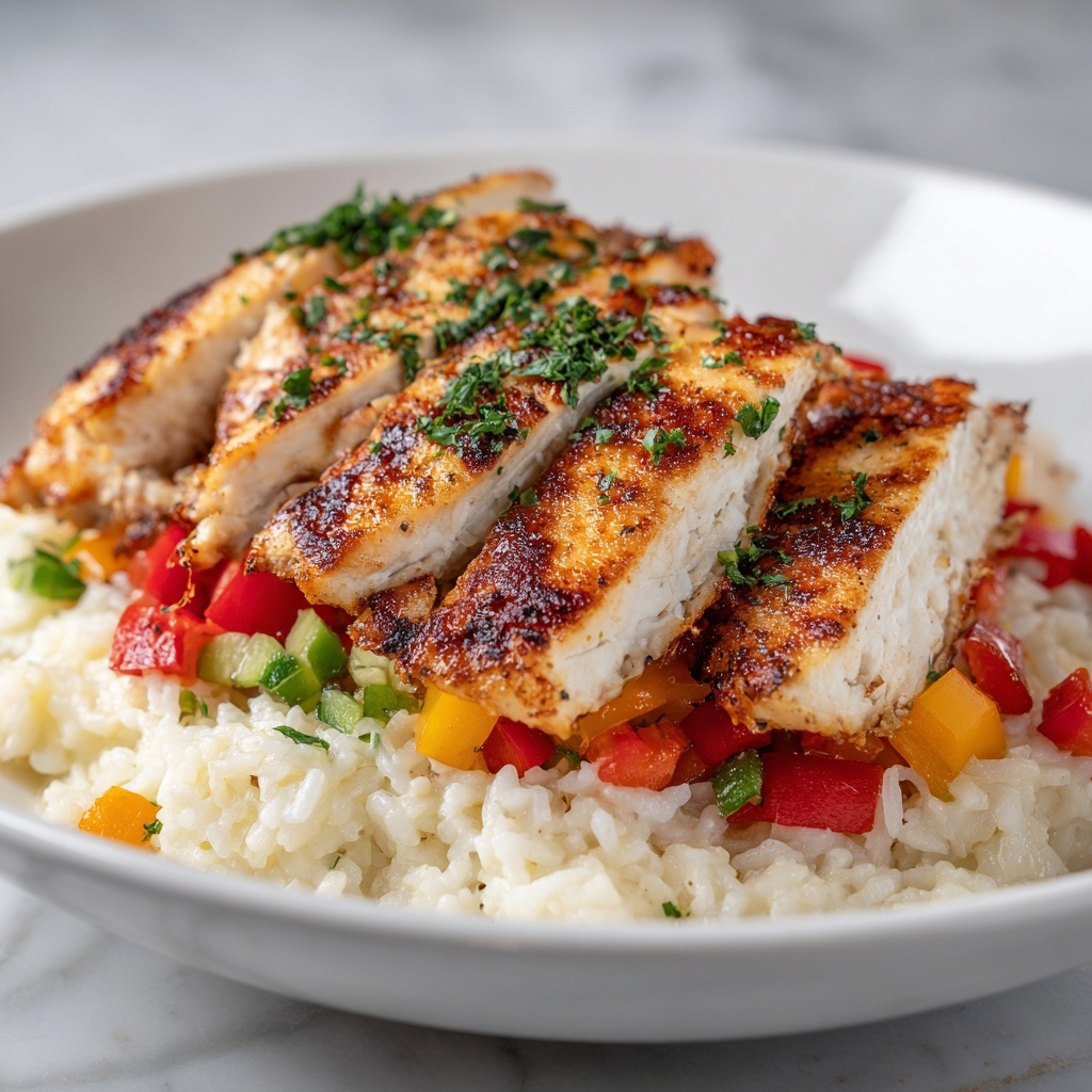 Caribbean Jerk Chicken with Coconut Rice Recipe - Recipe Image