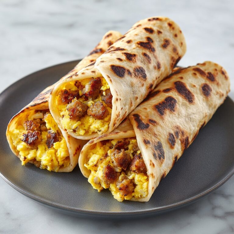 Sausage Egg and Cheese Breakfast Roll-Ups Recipe