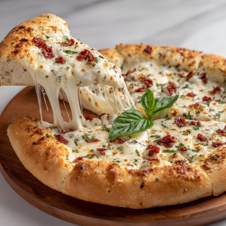 Authentic Argentine Fugazzeta Pizza with Cheesy Onion Topping Recipe