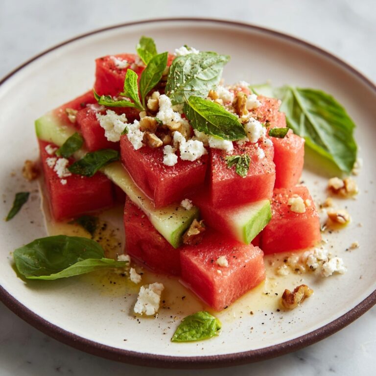 Refreshing Watermelon Salad with Feta and Mint Recipe