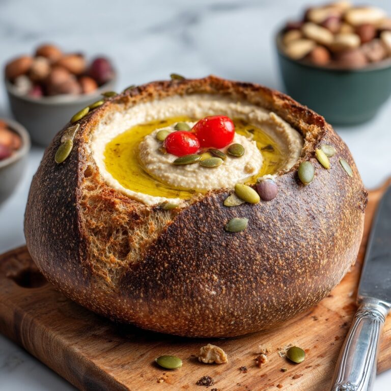 Hummus and Pumpkin Seed Gluten-Free Bread Recipe