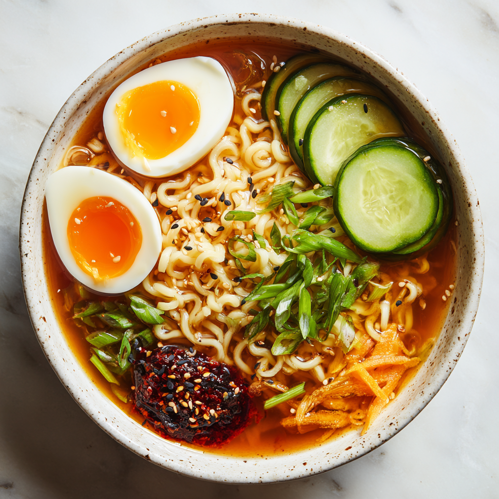 Delicious Peanut Butter Miso Ramen for Cozy Nights In Recipe - Recipe Image