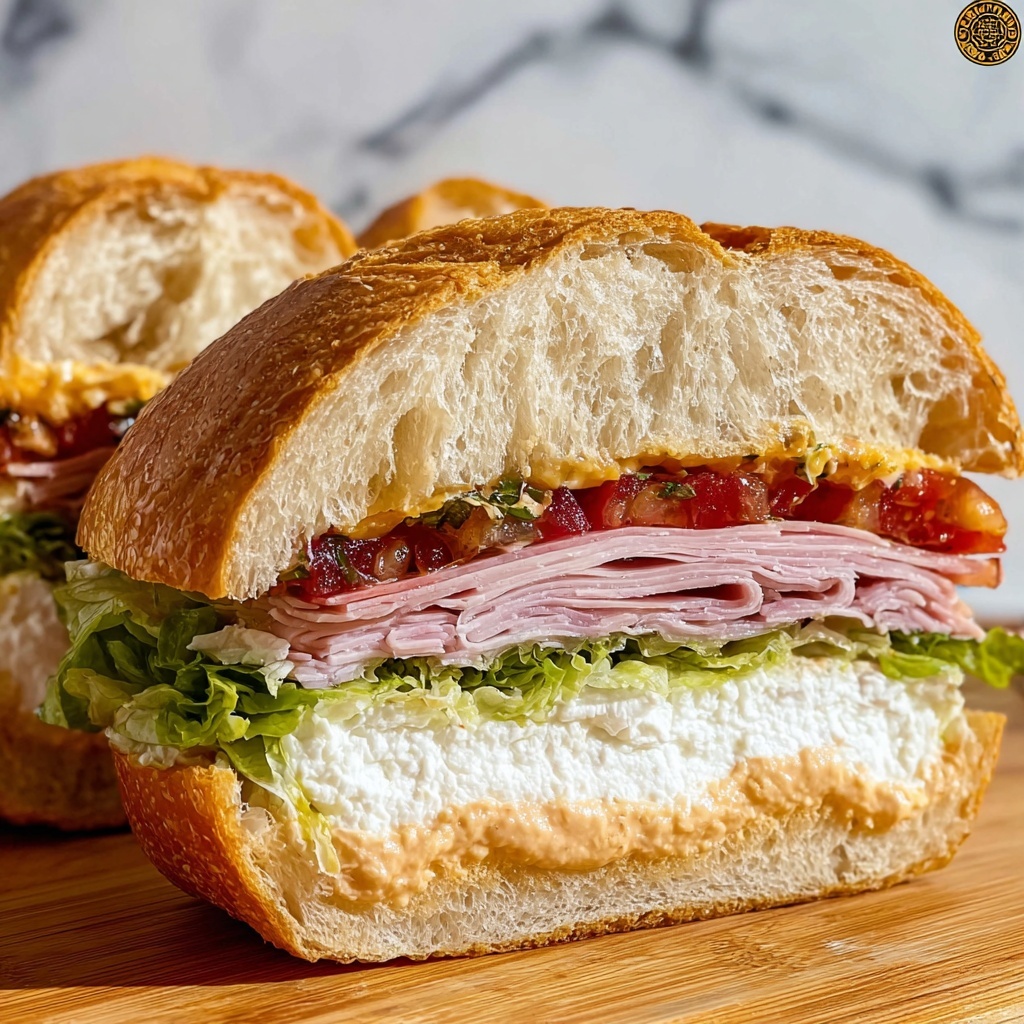 Delicious Baked Italian Grinder Sandwiches Recipe - Recipe Image