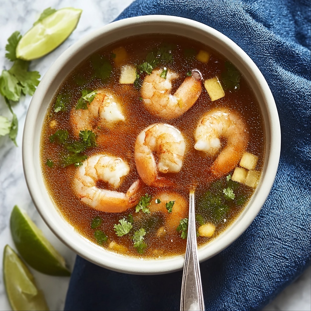 Savory Mexican Shrimp Soup for Cozy Nights In Recipe - Recipe Image