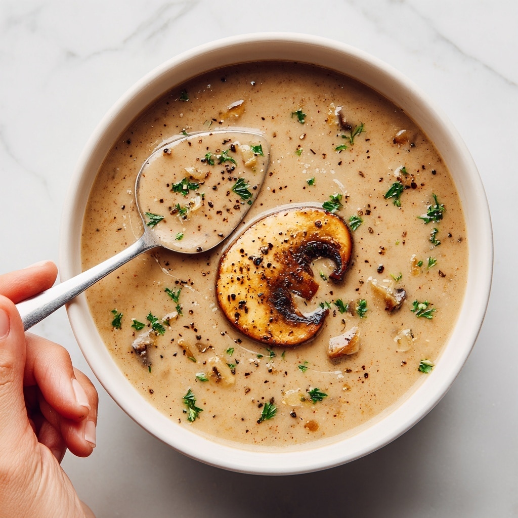 Creamy Mushroom Soup Recipe - Recipe Image