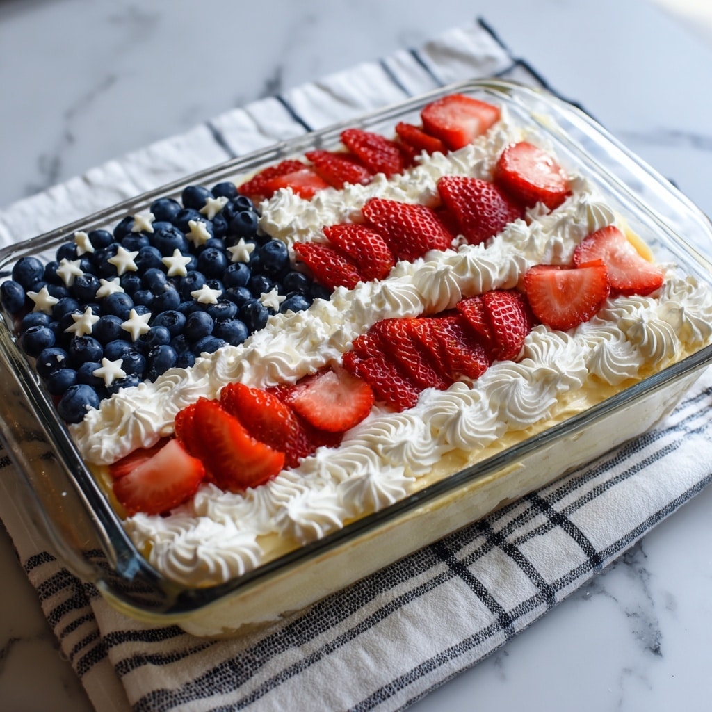 American Flag Fruit Pizza Recipe - Recipe Image