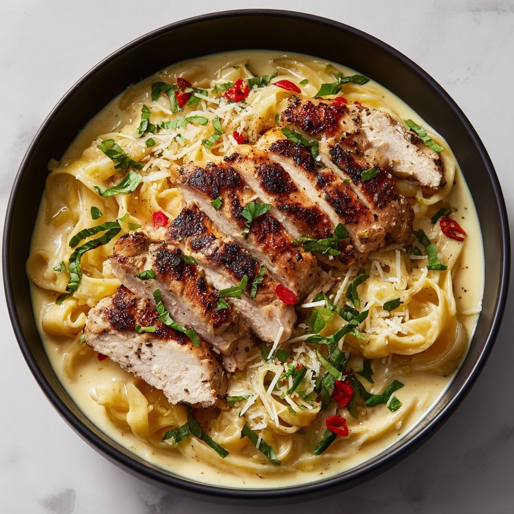 Cajun Chicken Fettuccine Alfredo Recipe - Recipe Image