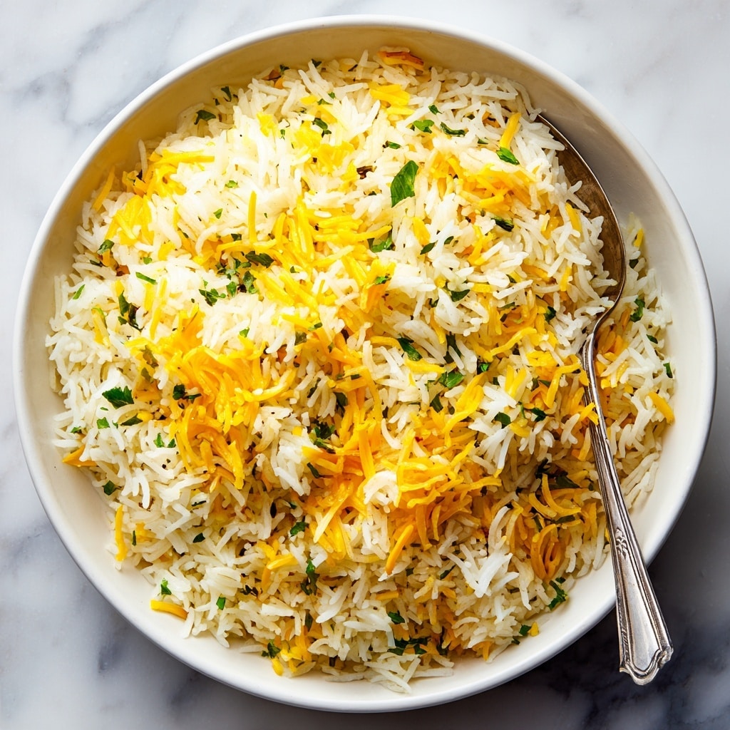 Cheesy Rice Recipe - Recipe Image