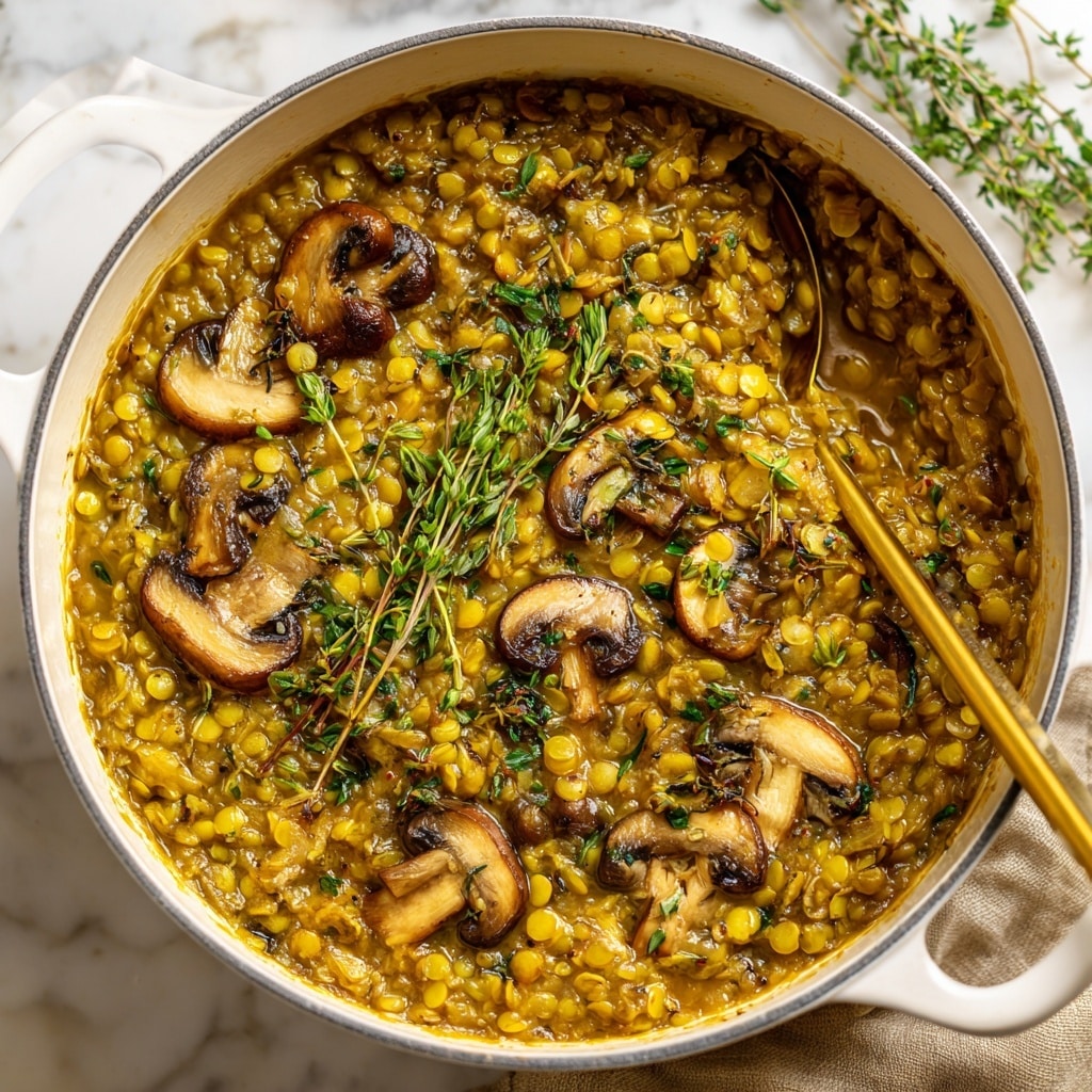 Vegan Lentil Mushroom Stew Recipe - Recipe Image