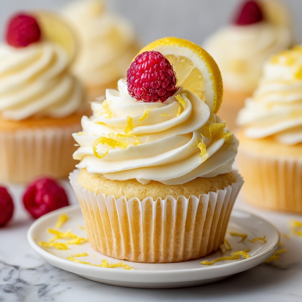 Raspberry Lemon Heaven Cupcakes Recipe - Recipe Image