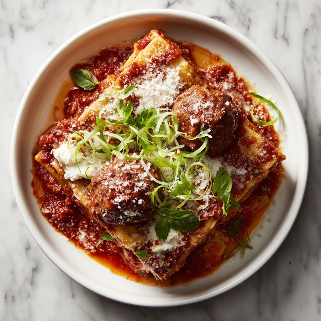 Instant Pot Dump and Go Meatball Lasagna Recipe - Recipe Image