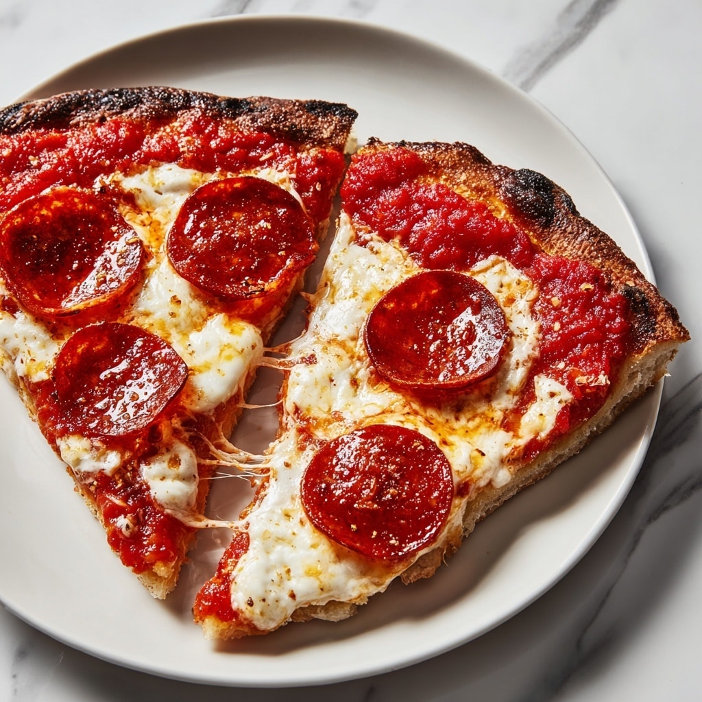 Pepperoni Naan Pizza with Sliced Tomatoes and Jalapeño Ranch Dipping Sauce Recipe - Recipe Image