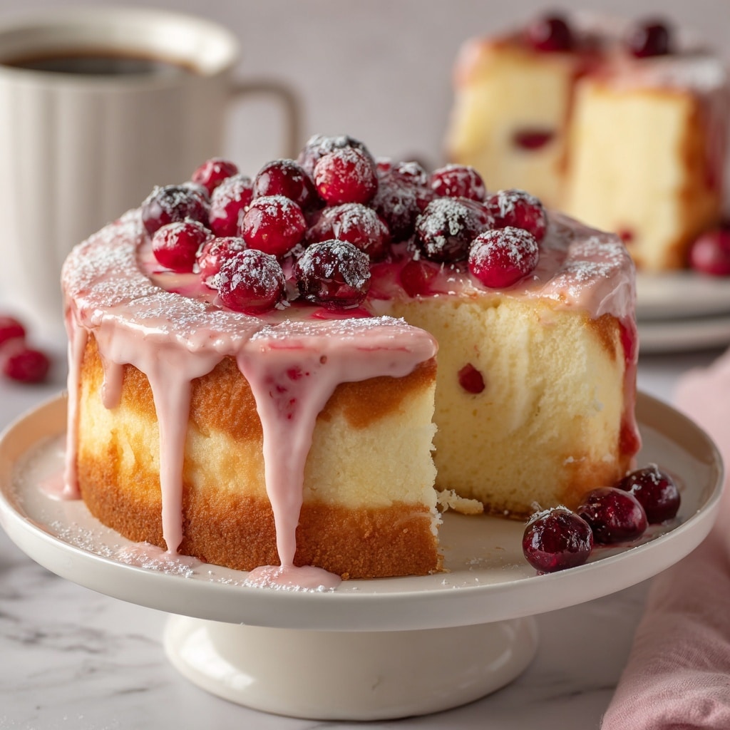 Cranberry Christmas Cake Recipe - Recipe Image