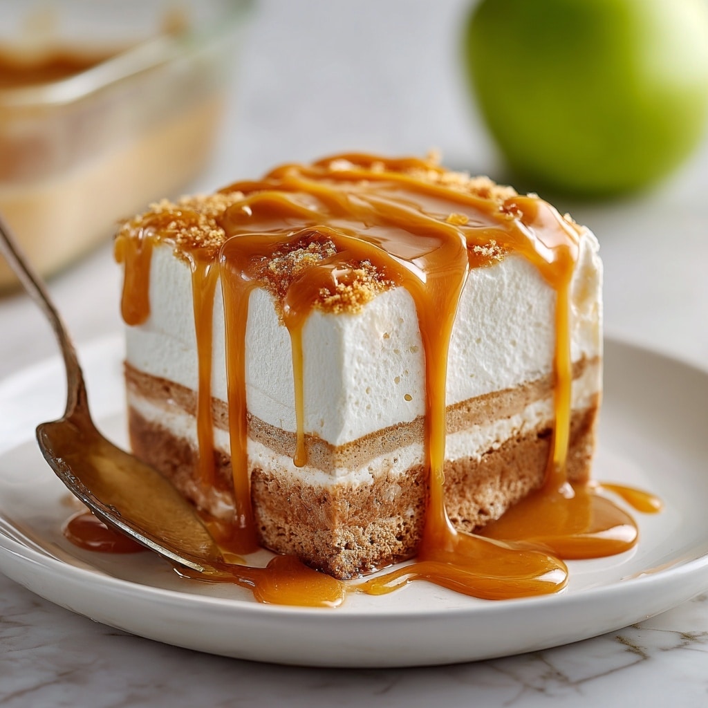 Caramel Apple Poke Cake Recipe - Recipe Image