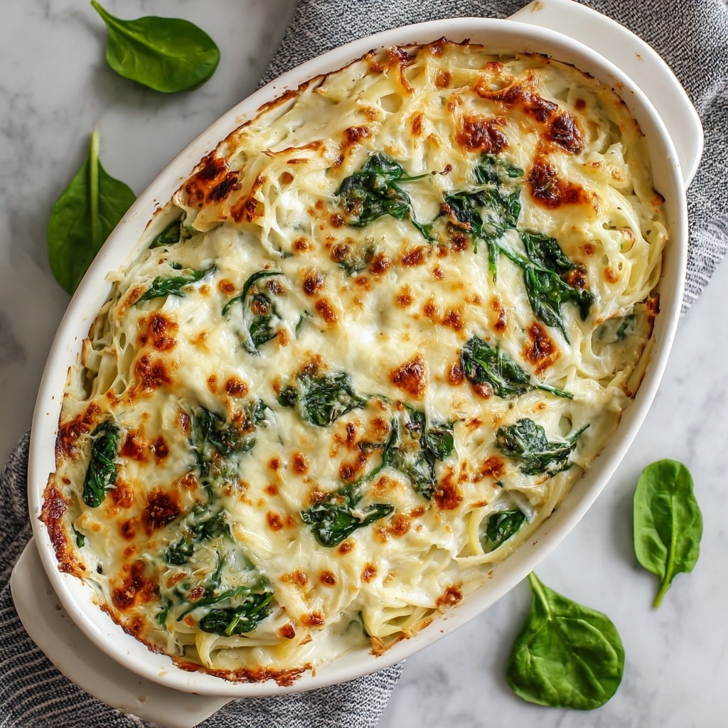 White Chicken and Spinach Lasagna Recipe - Recipe Image
