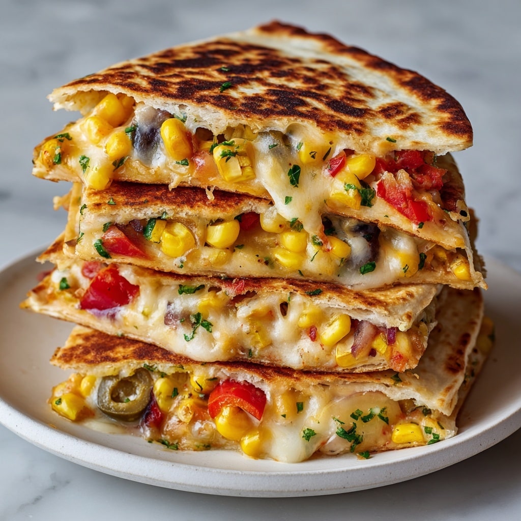 Farmer's Market Vegetarian Quesadillas Recipe - Recipe Image