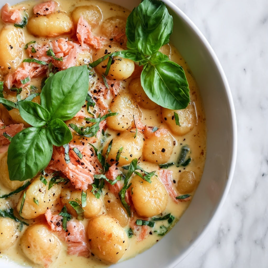 Juicy Smoked Salmon Gnocchi in 30 Minutes Recipe - Recipe Image